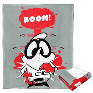 Cartoon Network Dexter's Laboratory Boom Silk Touch Throw Blanket 50x60 Inches