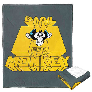 Cartoon Network Dexter's Laboratory Dial M For Monkey Silk Touch Throw Blanket 50x60 Inches