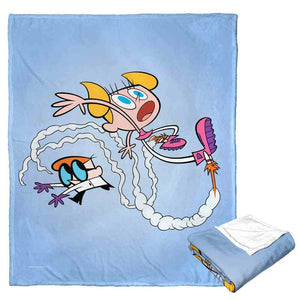 Cartoon Network Dexter's Laboratory Test Run Silk Touch Throw Blanket 50x60 Inches