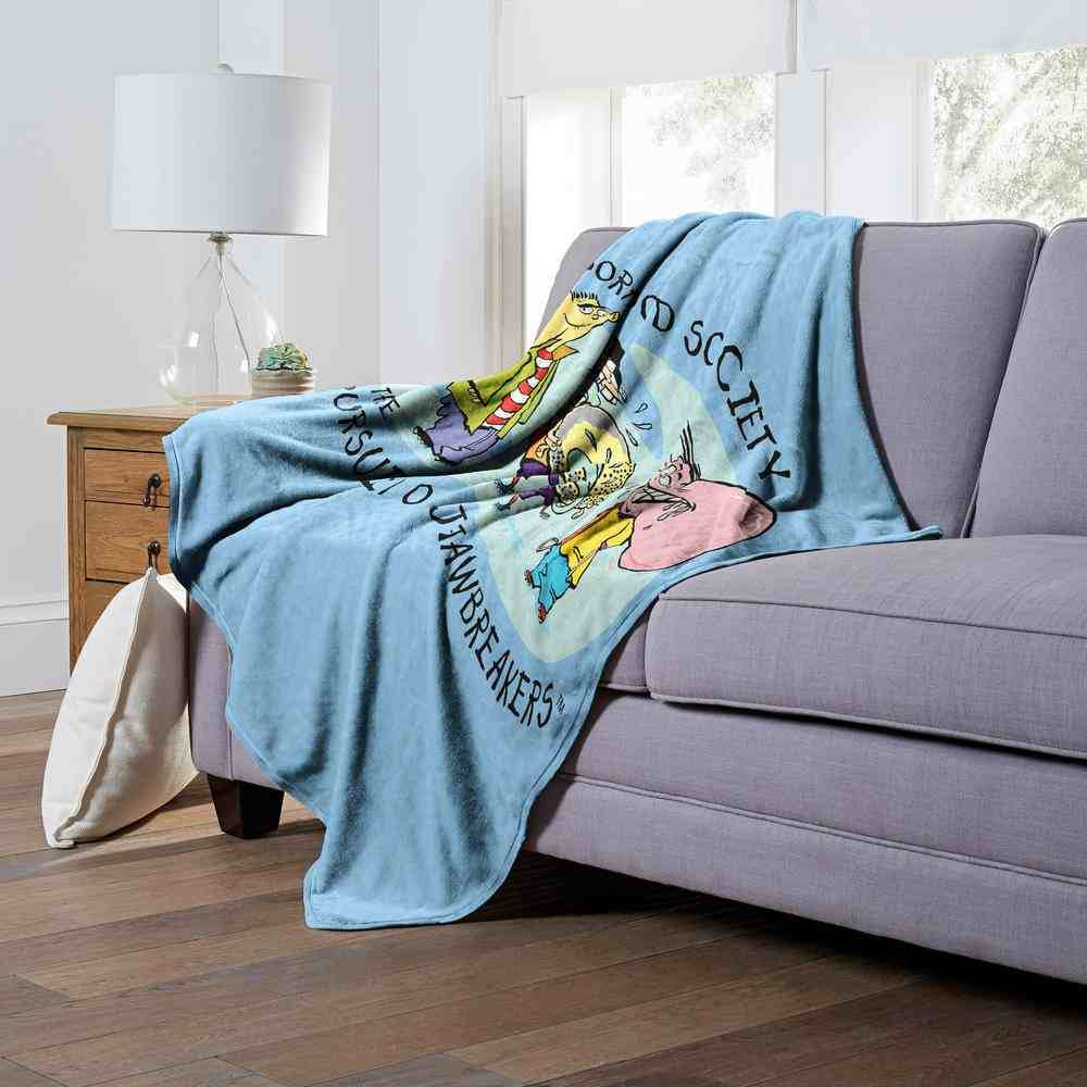 Cartoon Network Ed Edd N Eddy Pursuit Of Jawbreakers Silk Touch Throw Blanket 50x60 Inches