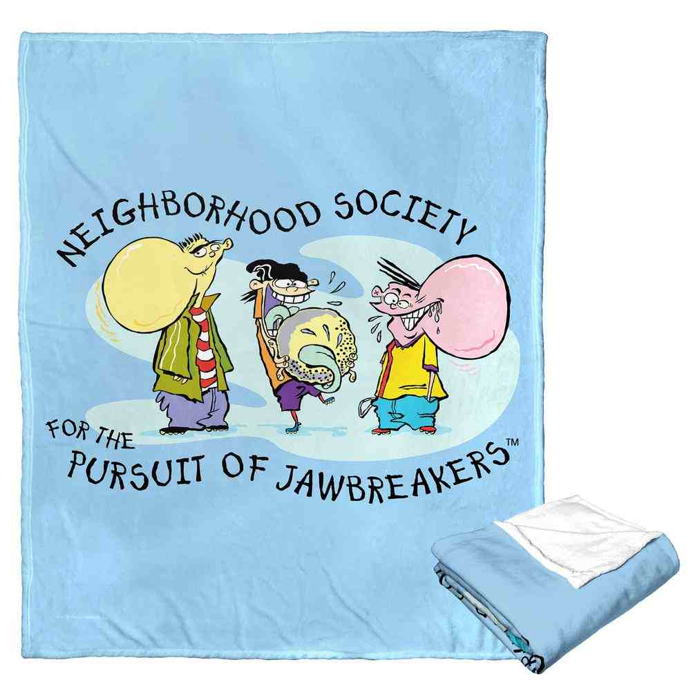 Cartoon Network Ed Edd N Eddy Pursuit Of Jawbreakers Silk Touch Throw Blanket 50x60 Inches