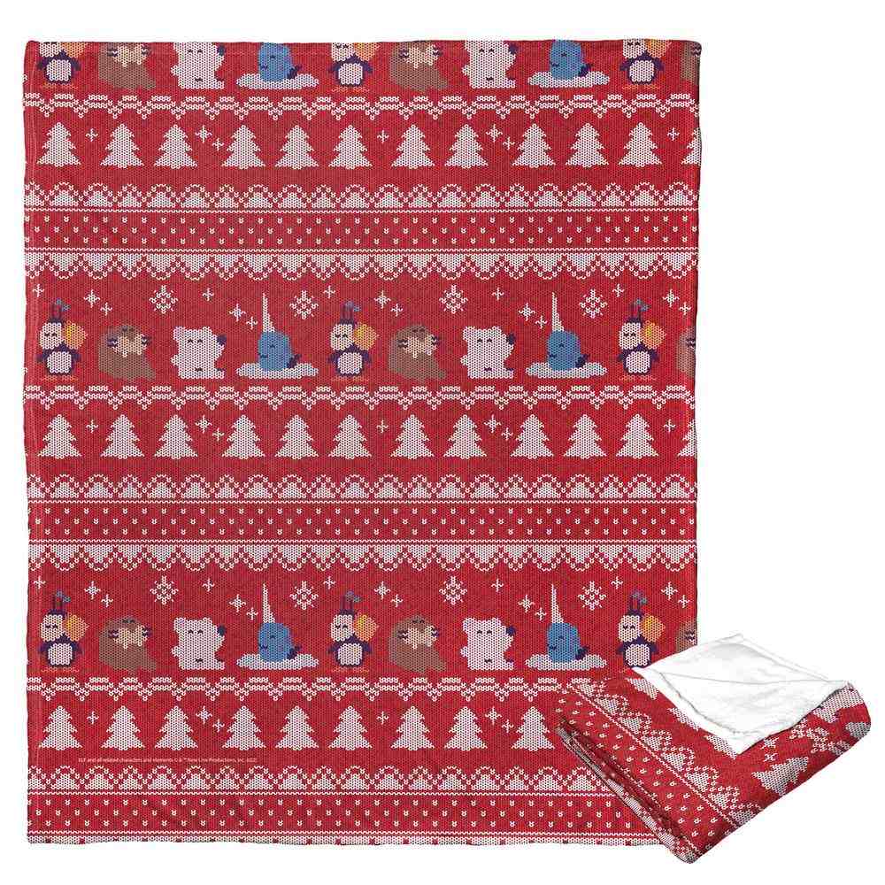 Warner Bros. Elf Cozy Arctic Friends Silk Touch Throw Blanket 50x60 Inches