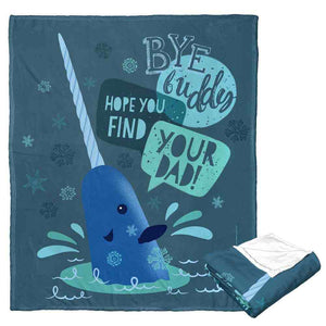 Warner Bros. Elf Hope You Find Your Dad Silk Touch Throw Blanket 50x60 Inches