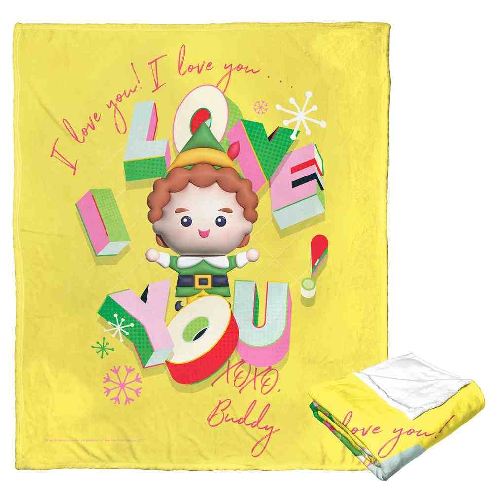 Warner Bros. Elf I Love You Silk Touch Throw Blanket 50x60 Inches