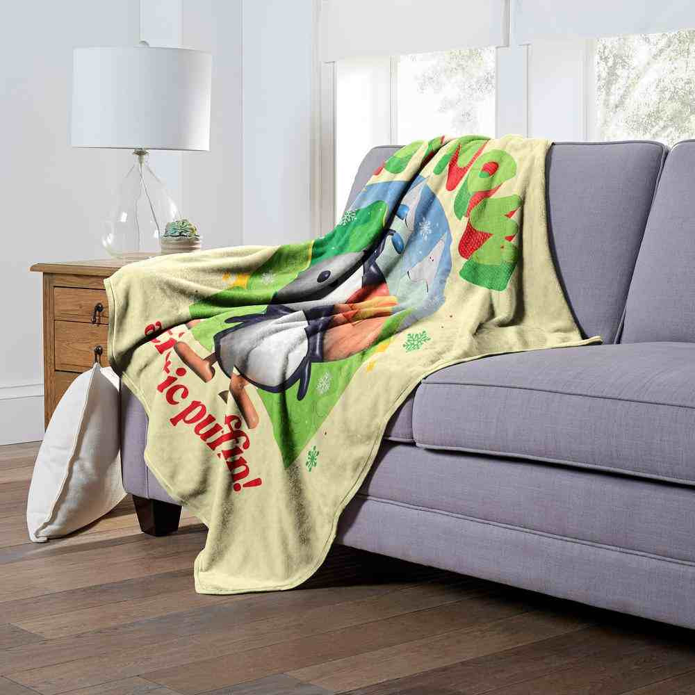 Warner Bros. Elf Not Now Arctic Puffin Silk Touch Throw Blanket 50x60 Inches