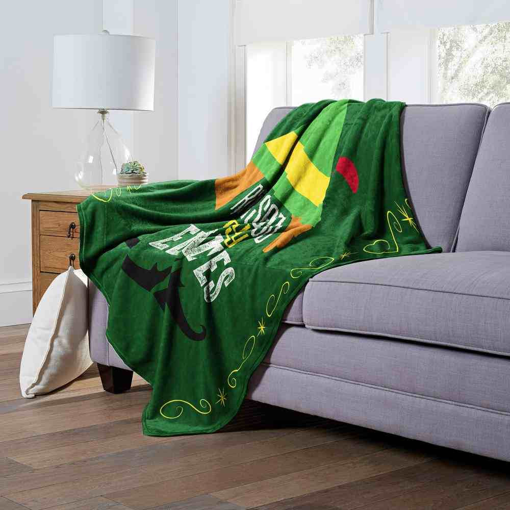 Warner Bros. Elf Raised By Elves Silk Touch Throw Blanket 50x60 Inches