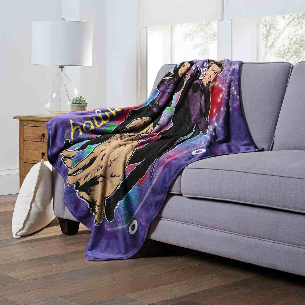 Marvel Hawkeye Holiday Hawkeye Silk Touch Throw Blanket 50x60 Inches