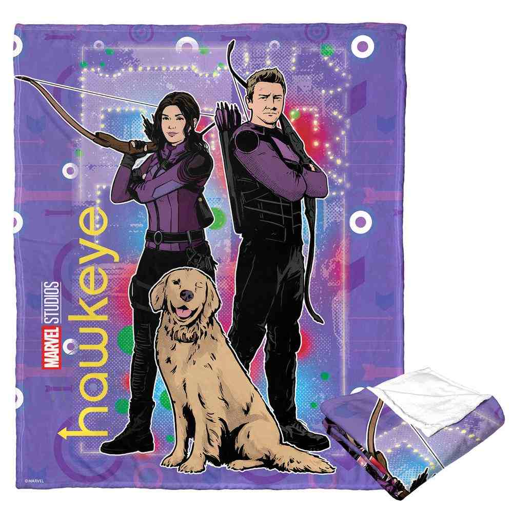 Marvel Hawkeye Holiday Hawkeye Silk Touch Throw Blanket 50x60 Inches