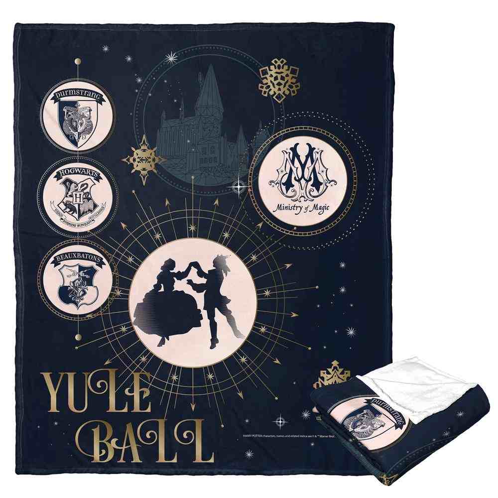 Warner Bros. Harry Potter Yule Ball Silk Touch Throw Blanket 50x60 Inches