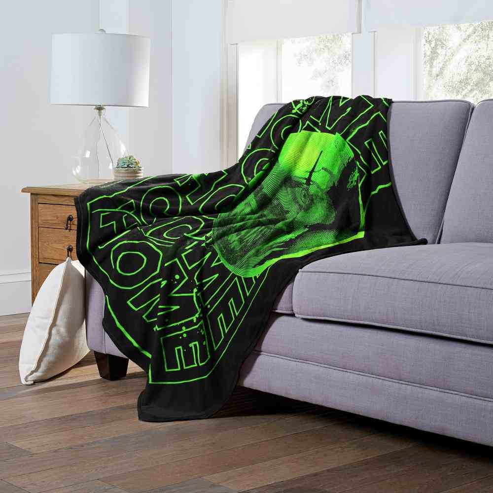 Warner Bros. It Chapter 2 Come Home Neon Green Silk Touch Throw Blanket 50x60 Inches