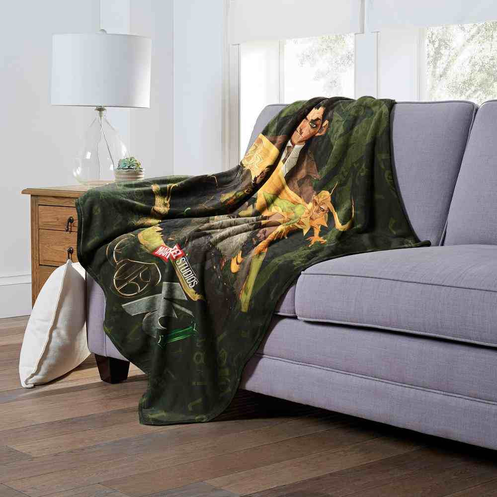 Marvel Loki Loki Crew Silk Touch Throw Blanket 50x60 Inches