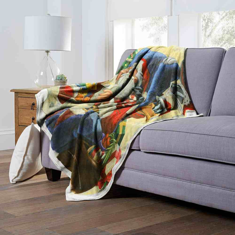 Warner Bros. Looney Tunes Check It Twice Silk Touch Throw Blanket 50x60 Inches