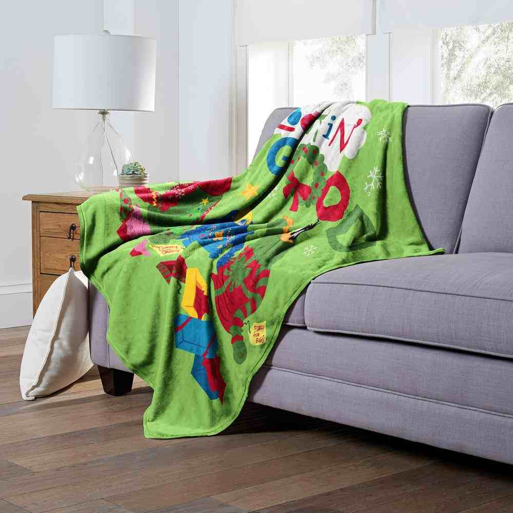 Warner Bros. Looney Tunes Christmas Drip Silk Touch Throw Blanket 50x60 Inches