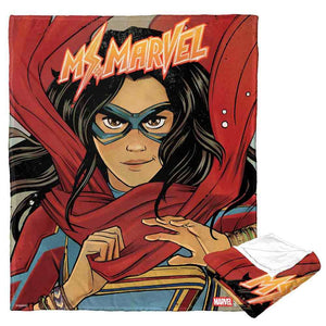 Marvel Ms. Marvel Presenting Ms Marvel Silk Touch Throw Blanket 50x60 Inches