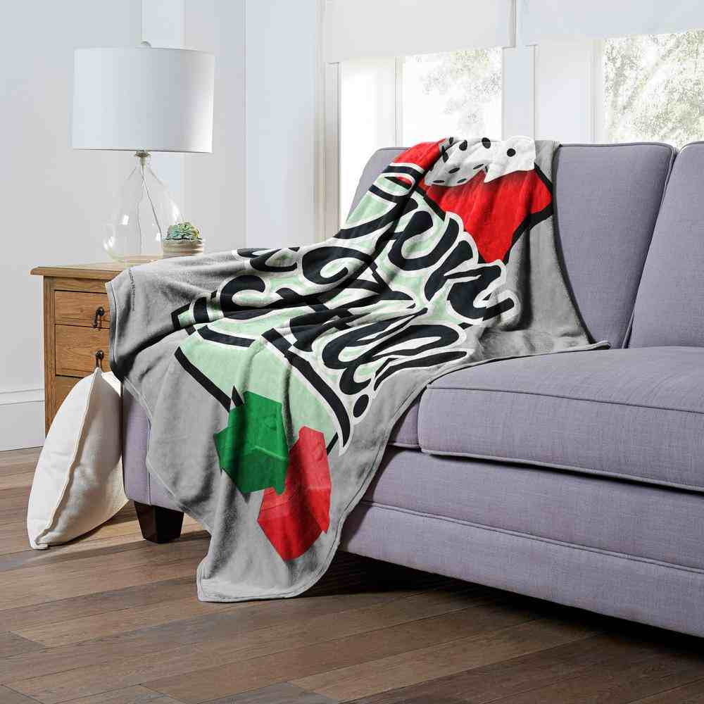 Hasbro Monopoly Own It All Silk Touch Throw Blanket 50x60 Inches