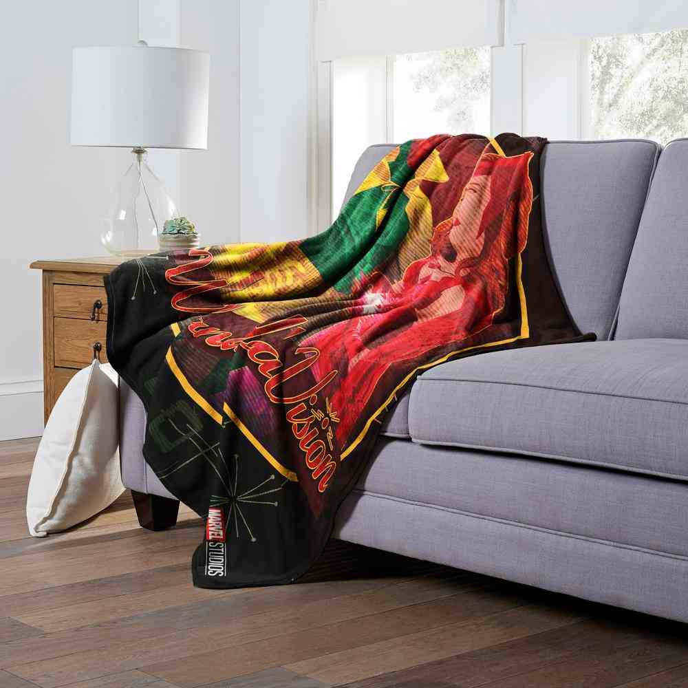 Marvel Wandavision Vintage Vision Silk Touch Throw Blanket 50x60 Inches