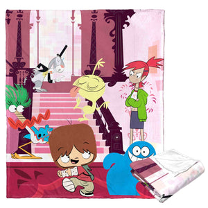 Cartoon Network Foster's Home For Imaginary Friends No Running In The Halls Silk Touch Throw Blanket 50x60 Inches