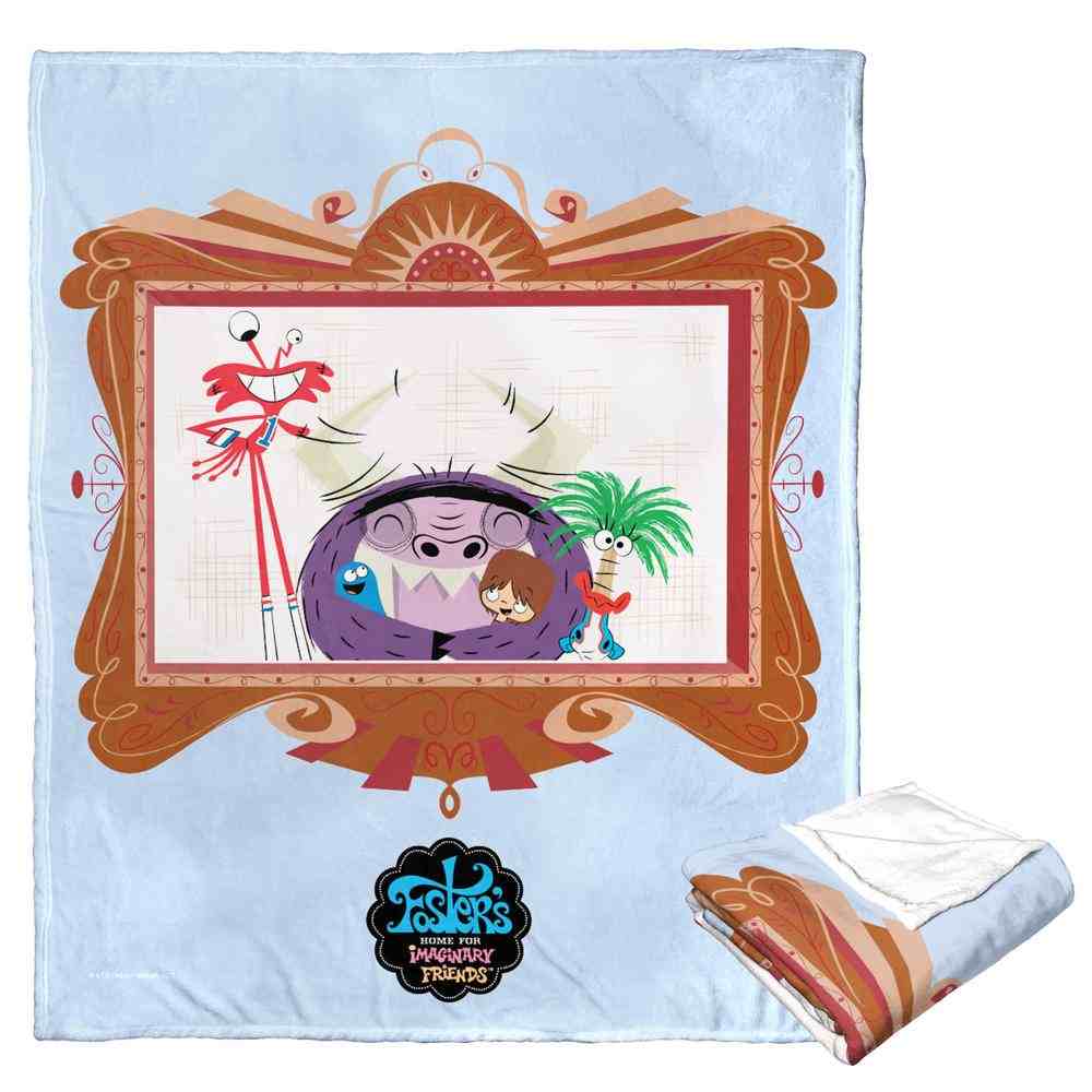 Cartoon Network Foster's Home For Imaginary Friends Picture Perfect Silk Touch Throw Blanket 50x60 Inches