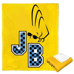 Cartoon Network Johnny Bravo Jb Silk Touch Throw Blanket 50x60 Inches