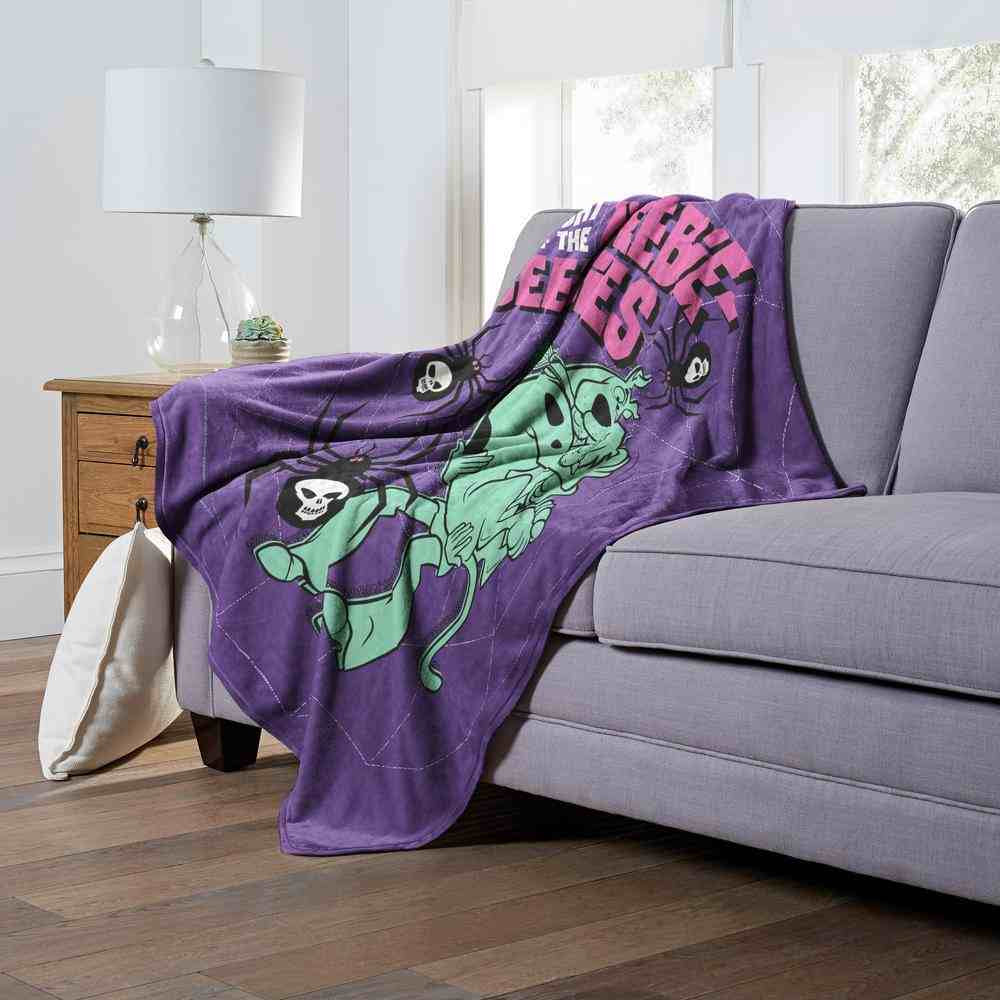 Warner Bros. Scooby-Doo Heebie Geebies Night Silk Touch Throw Blanket 50x60 Inches