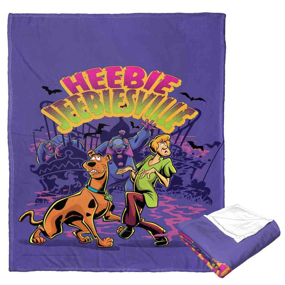 Warner Bros. Scooby-Doo Heebie Jeebiesville Silk Touch Throw Blanket 50x60 Inches