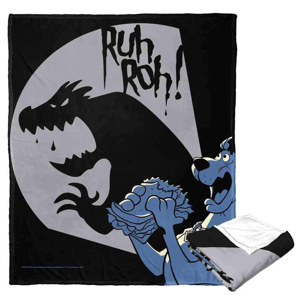 Warner Bros. Scooby-Doo Monsterous Shadow Silk Touch Throw Blanket 50x60 Inches