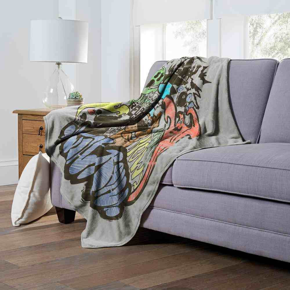 Warner Bros. Scooby-Doo Scooby Graffiti Silk Touch Throw Blanket 50x60 Inches