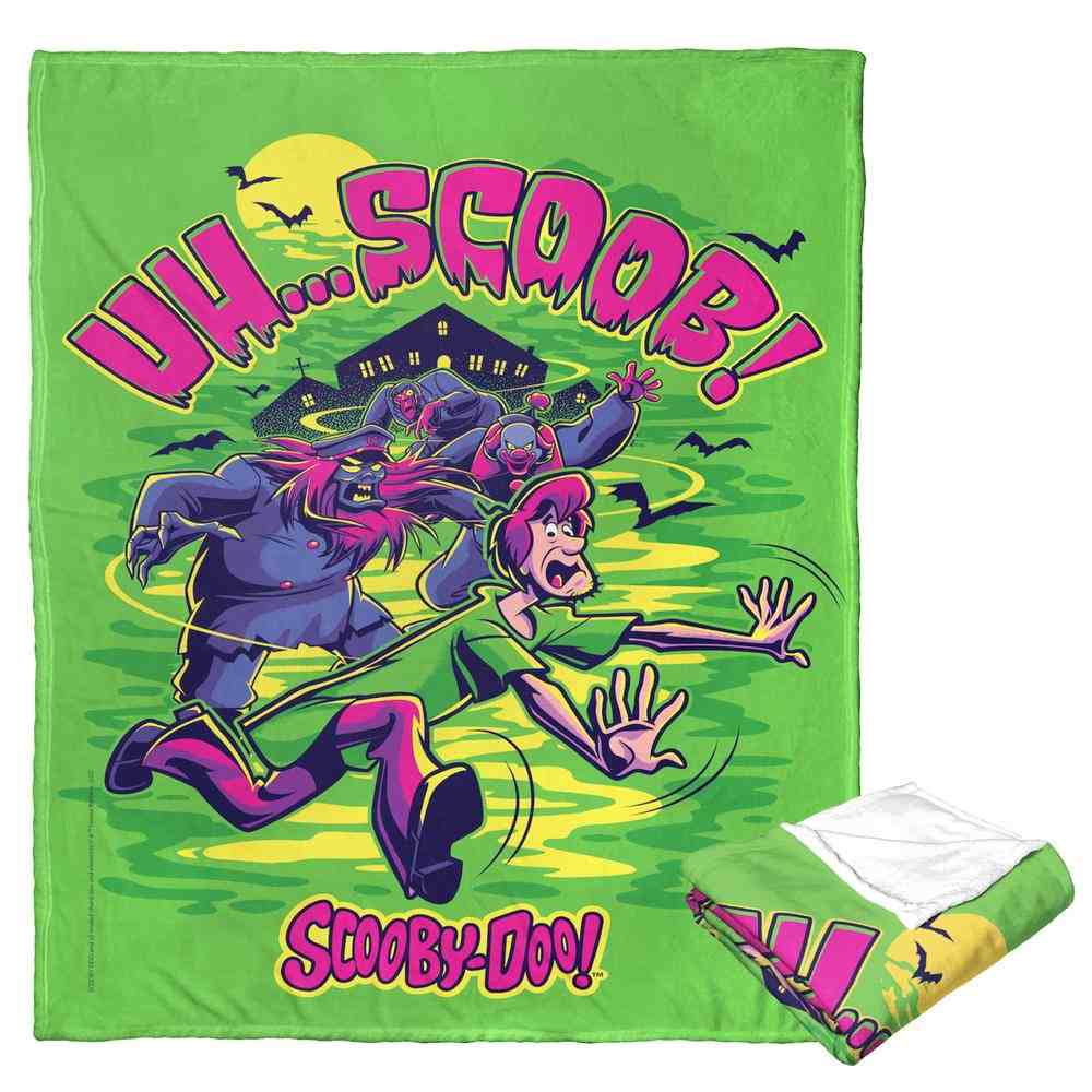 Warner Bros. Scooby-Doo Uh Scoob Where Are You Silk Touch Throw Blanket 50x60 Inches