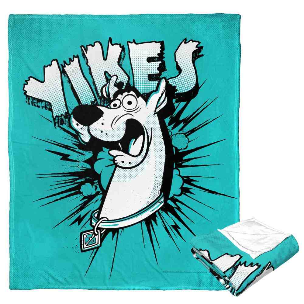 Warner Bros. Scooby-Doo Yikes Comic Silk Touch Throw Blanket 50x60 Inches