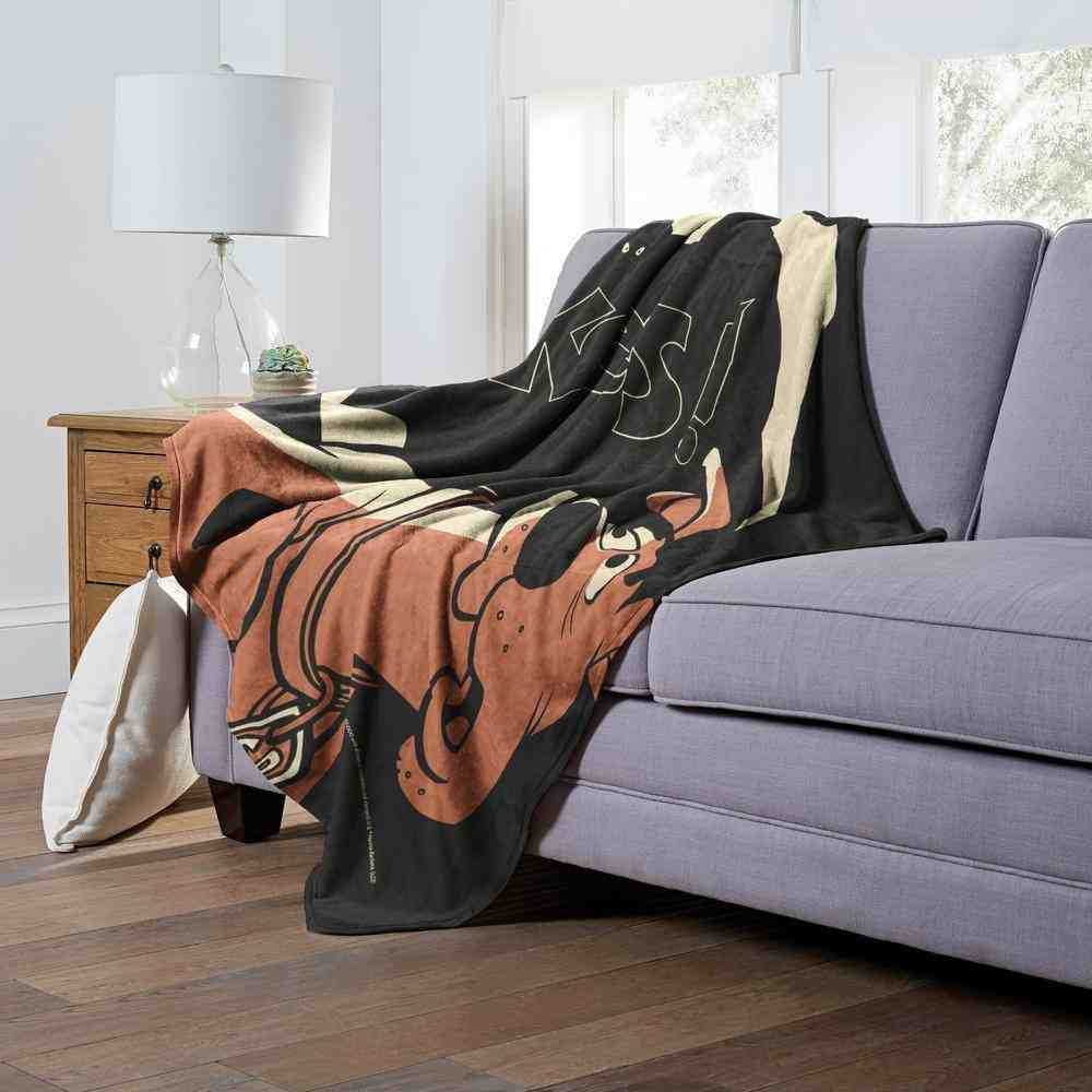 Warner Bros. Scooby-Doo Yikes Silk Touch Throw Blanket 50x60 Inches