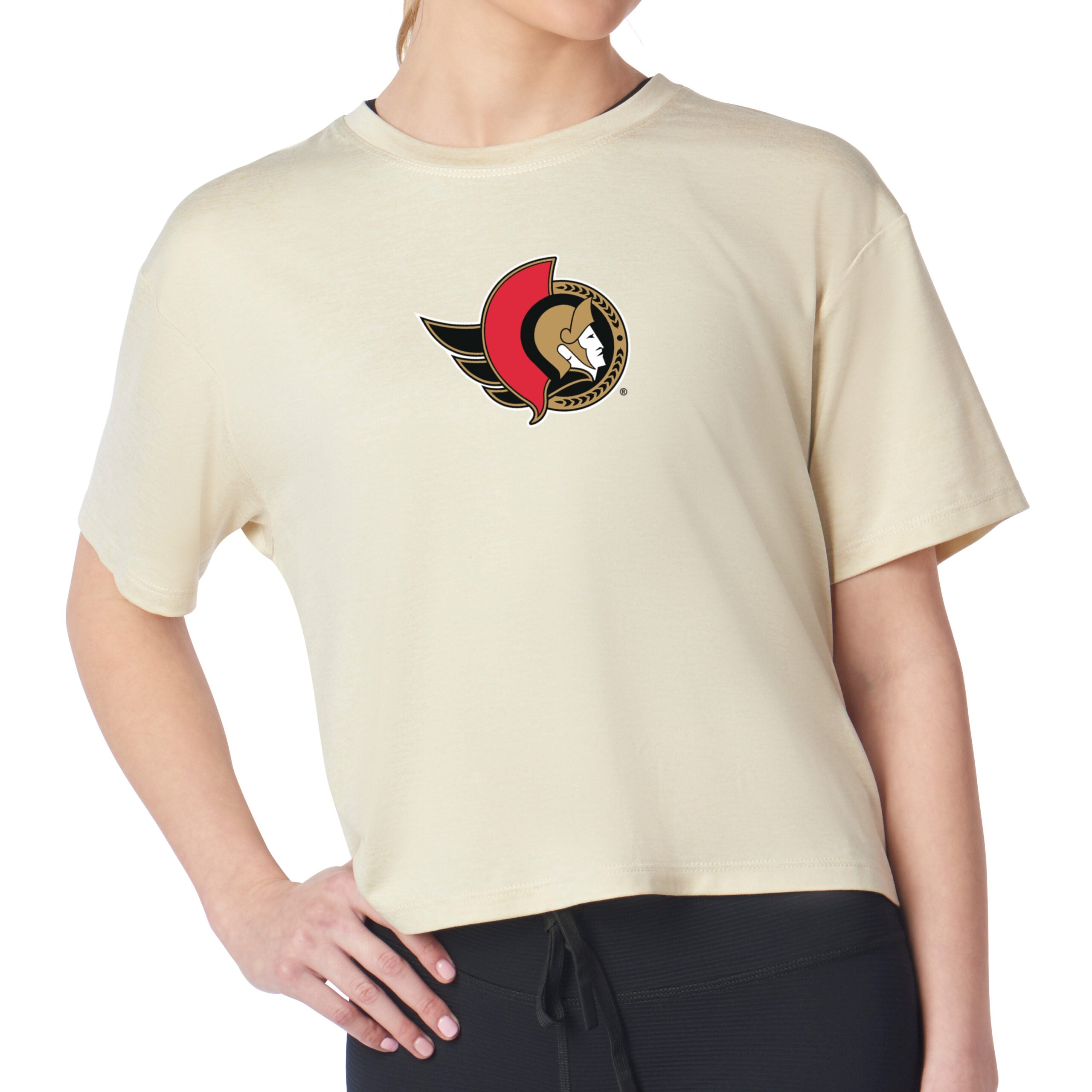 NHL Ottawa Senators Heather Bone Turnout Tee L