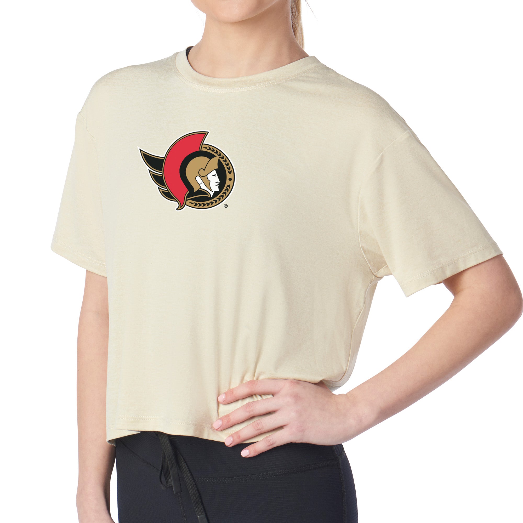 NHL Ottawa Senators Heather Bone Turnout Tee L
