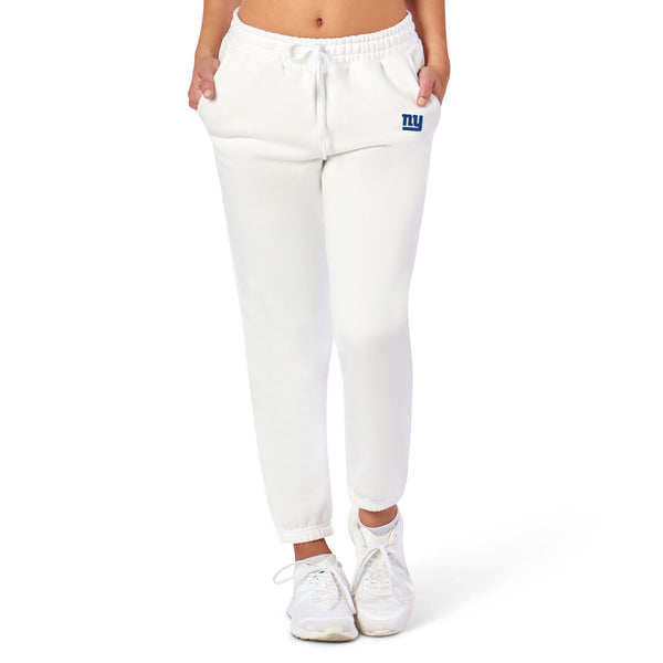 New York Giants NFL Kadi Side Pocket Joggers White
