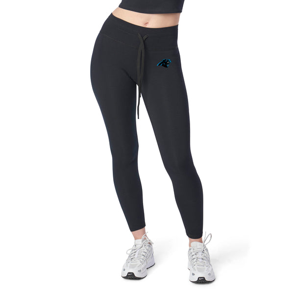 Carolina Panthers NFL Kadi 2x2 Ribbed Legging Black