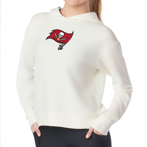 Tampa Bay Buccaneers NFL Kadi Waffle Hoodie Coconut Cream