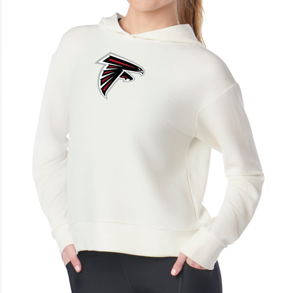 Atlanta Falcons NFL Kadi Waffle Hoodie Coconut Cream