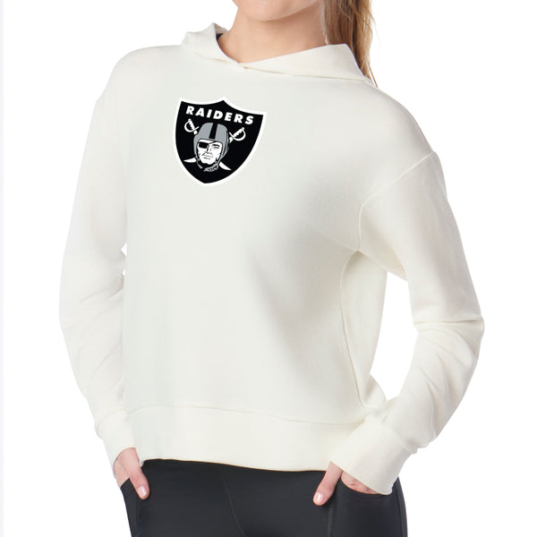 Las Vegas Raiders NFL Kadi Waffle Hoodie Coconut Cream