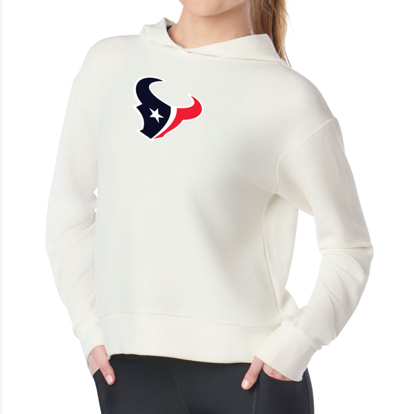 Houston Texans NFL Kadi Waffle Hoodie Coconut Cream
