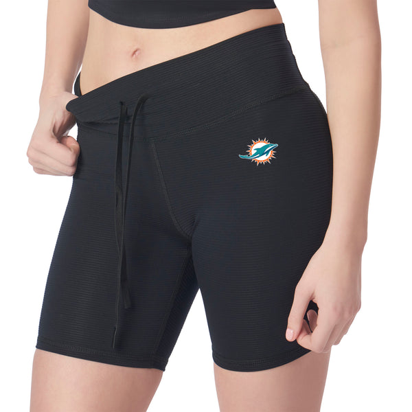 Miami Dolphins NFL Kadi Rib Shorts Black