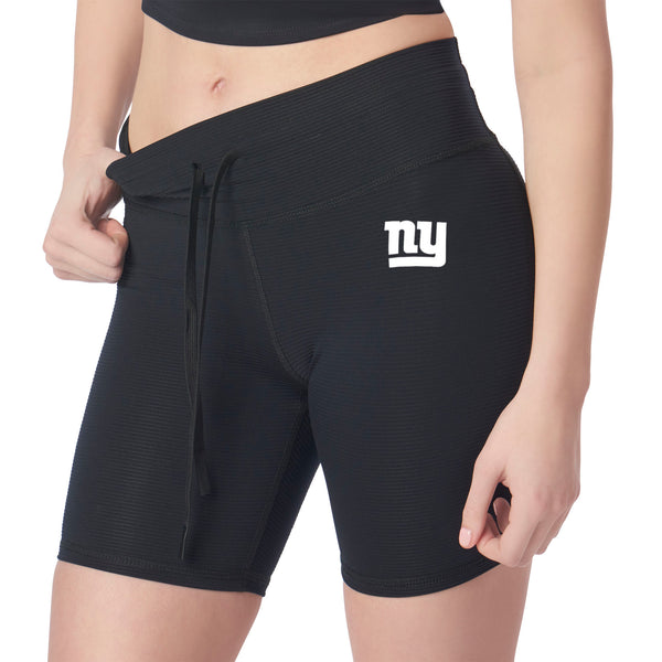 New York Giants NFL Kadi Rib Shorts Black