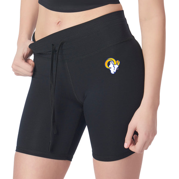 Los Angeles Rams NFL Kadi Rib Shorts Black