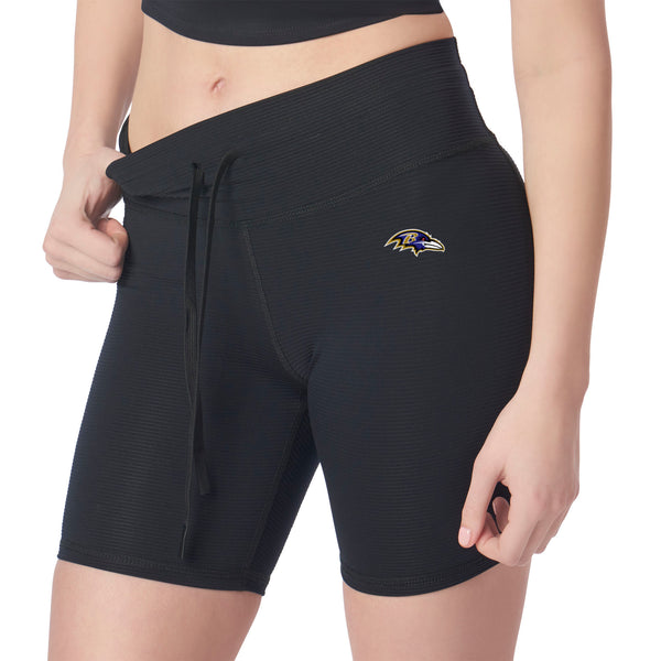 Baltimore Ravens NFL Kadi Rib Shorts Black