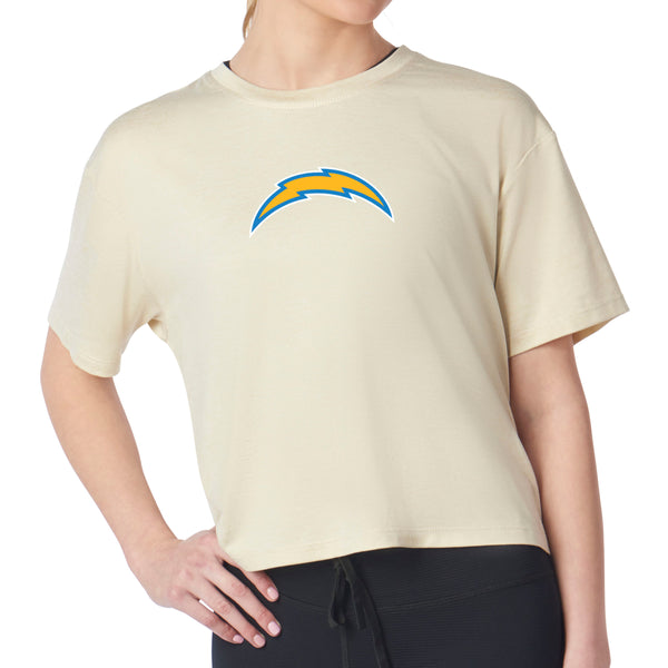 Los Angeles Chargers NFL Kadi Turnout Tee Bone