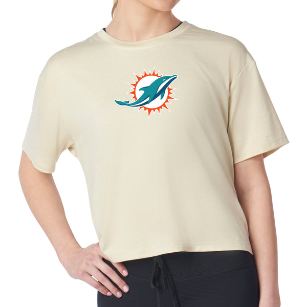Miami Dolphins NFL Kadi Turnout Tee Bone