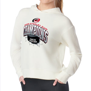 Carolina Hurricanes 2026 Stanley Cup Champions Impactor Waffle Hoodie Cream XL