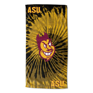 NCAA Arizona State Sun Devils Psychedelic Beach Towel 30x60 Inches