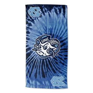 NCAA UNC Tar Heels Psychedelic Beach Towel 30x60 Inches