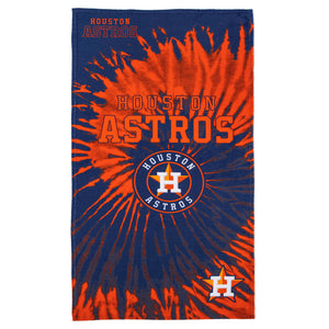 MLB Houston Astros Psychedelic Beach Towel 30x60 Inches