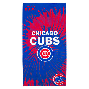 MLB Chicago Cubs Pyschedelic Beach Towel 30x60 Inches