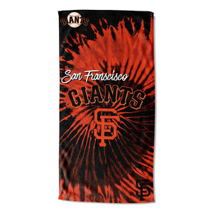 MLB San Francisco Giants Pyschedelic Beach Towel 30x60 Inches